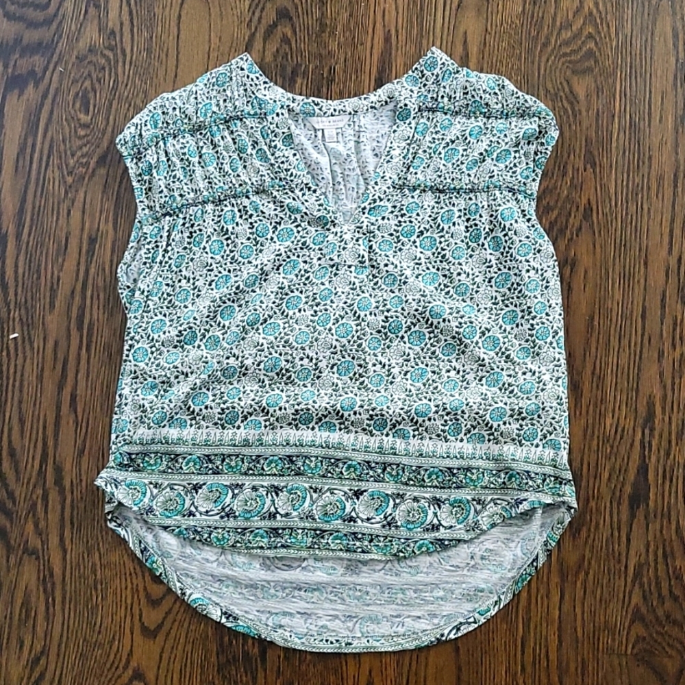 Lucky Brand boho floral top